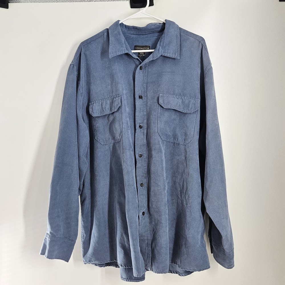 Covington Men's XXLG Long Sleeve Button-Up Dress Shirt‎